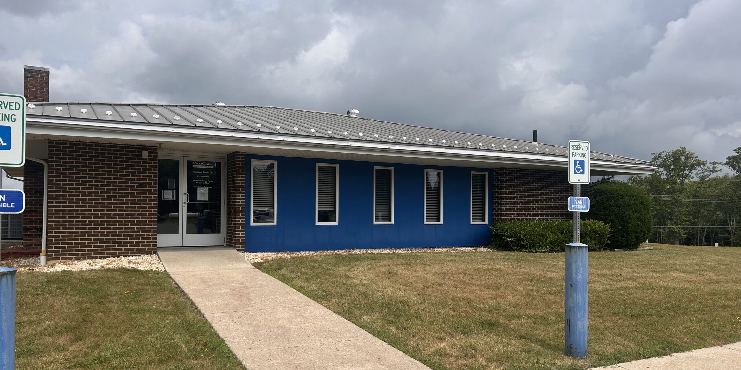 Procare physical therapy broad top location